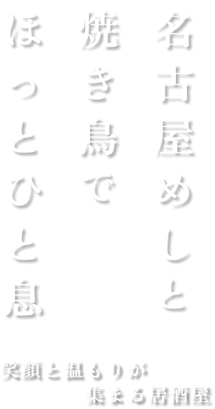名古屋めしと焼き鳥でほっとひと息